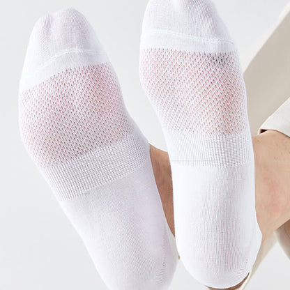 Chaussettes invisibles en coton et silicone antidérapantes (7 paires)