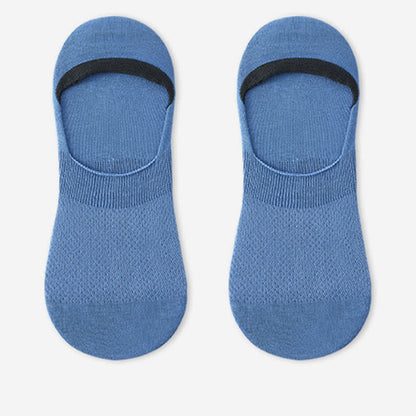 Chaussettes invisibles en coton et silicone antidérapantes (7 paires)
