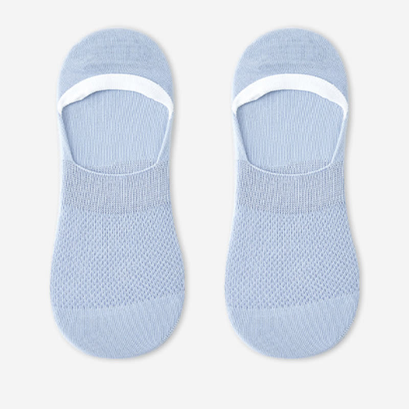 Chaussettes invisibles en coton et silicone antidérapantes (7 paires)