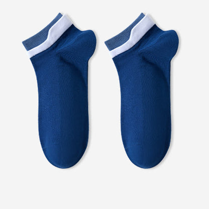 Chaussettes en maille respirante en pur coton (5 paires)