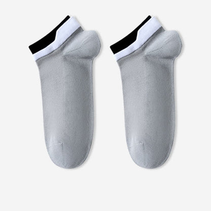 Chaussettes en maille respirante en pur coton (5 paires)