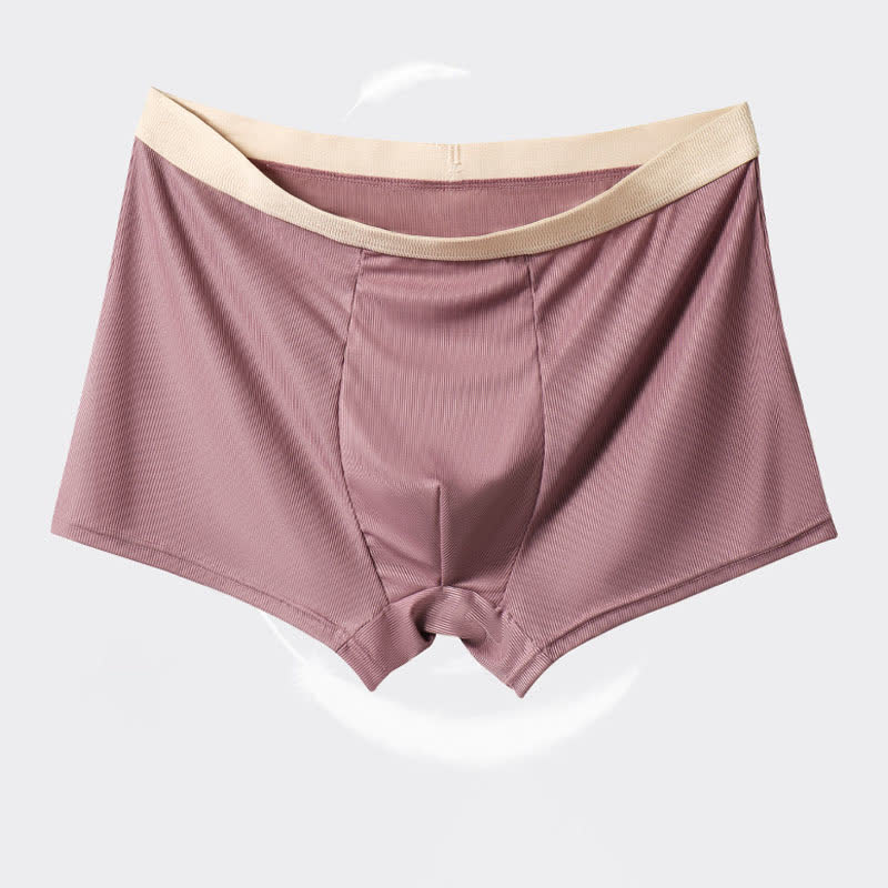 Boxers en soie glacée taille haute pour hommes (lot de 3) - image 8