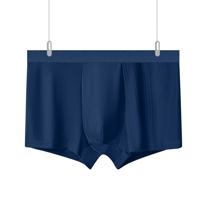 Boxers pour hommes à taille haute et haute élasticité (paquet de 3) - Bleu royal - 10XL - image 12