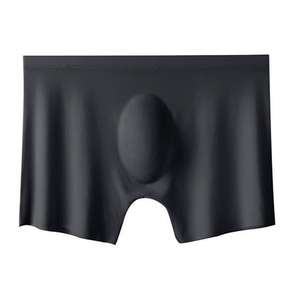 Boxers respirants en soie glacée pour homme, très élastiques (lot de 3) - Noir - 4XL - image 0