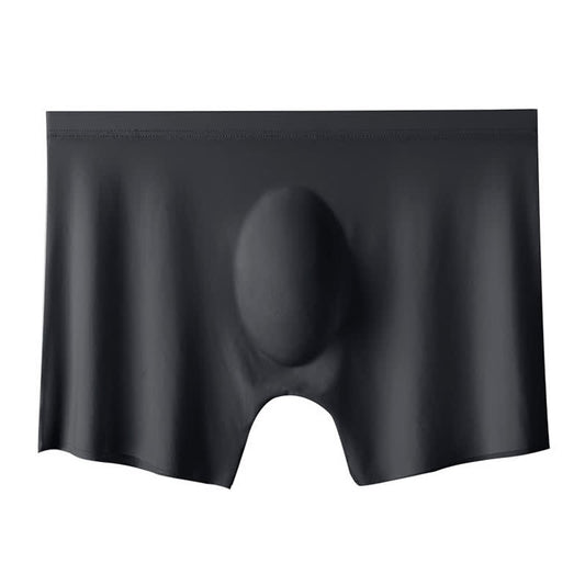 Boxers respirants en soie glacée pour homme, très élastiques (lot de 3) - Noir - 4XL - image 0
