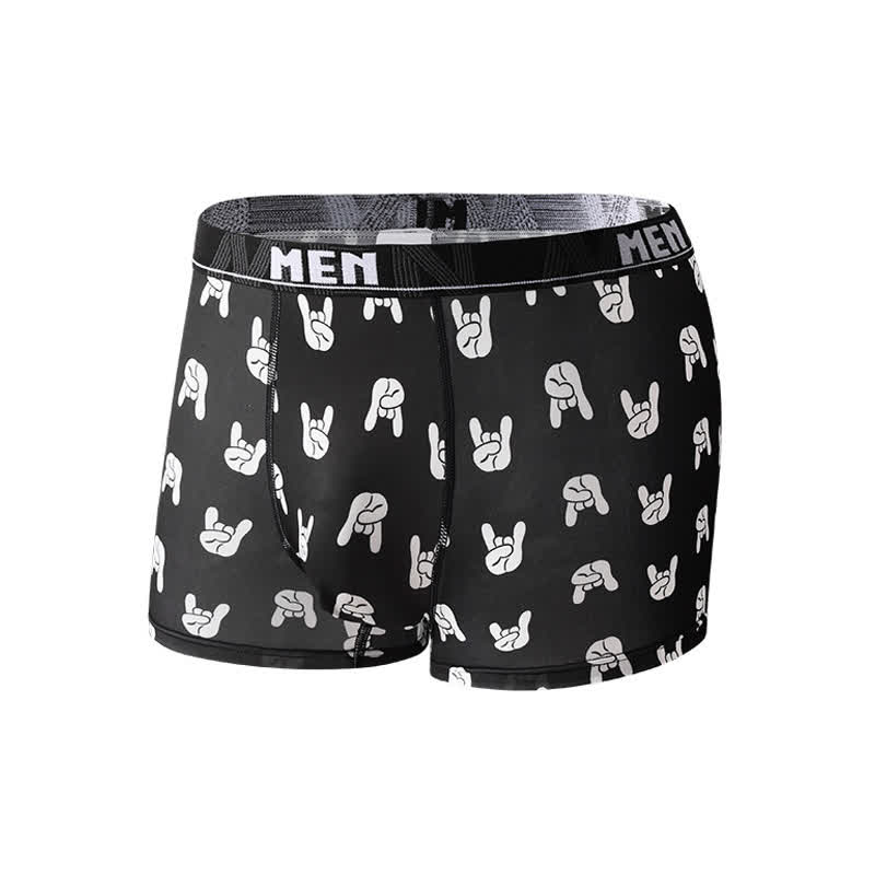 Boxers respirants pour homme à imprimé animal (lot de 3) - Noir - 2XL - image 8