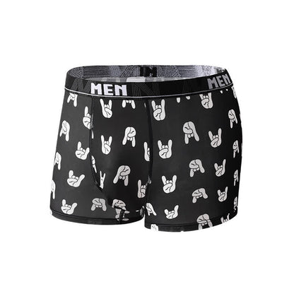 Boxers respirants pour homme à imprimé animal (lot de 3) - Noir - 2XL - image 8