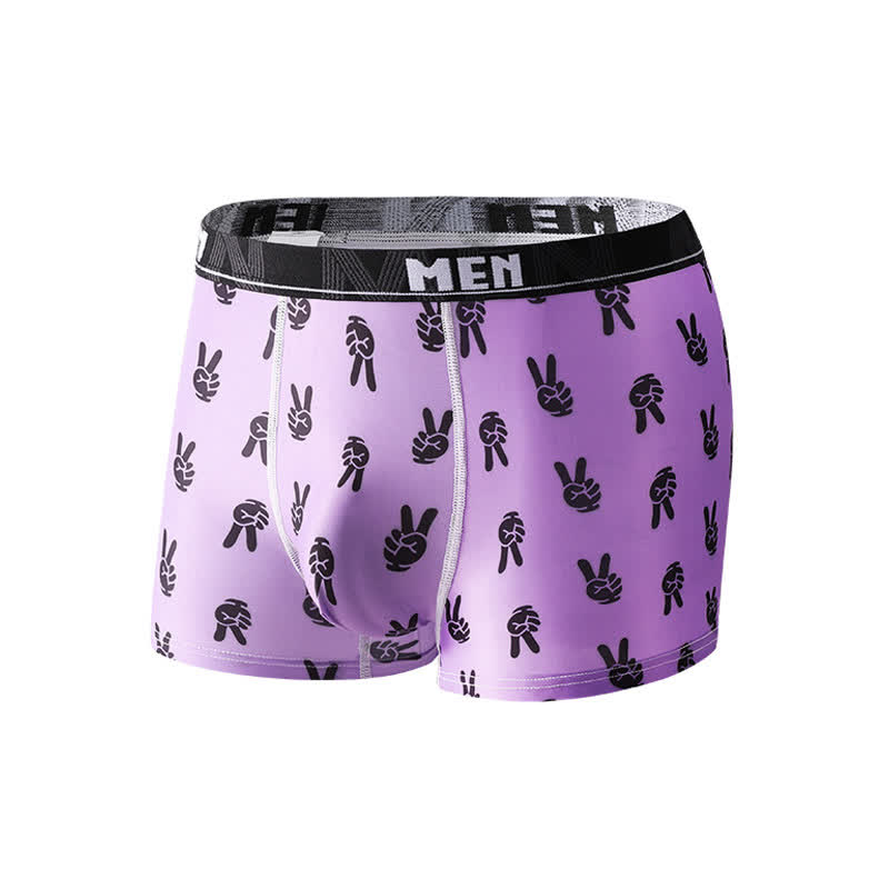 Boxers respirants pour homme à imprimé animal (lot de 3) - Violet - 2XL - image 10