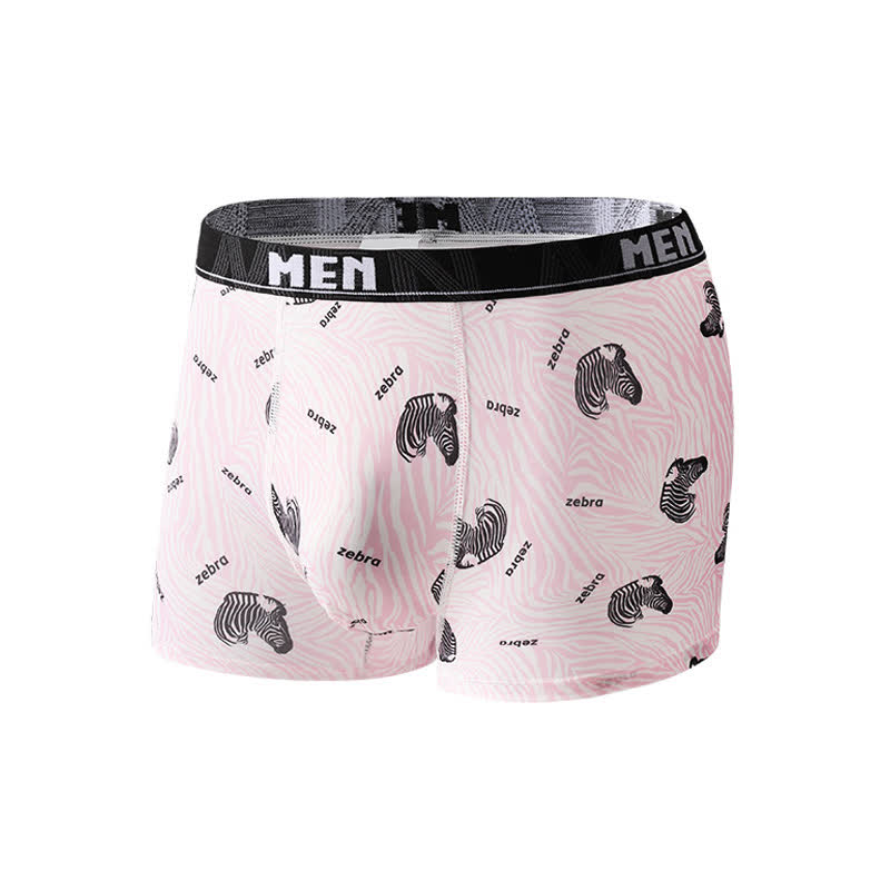 Boxers respirants pour homme à imprimé animal (lot de 3) - Rose - 2XL - image 4