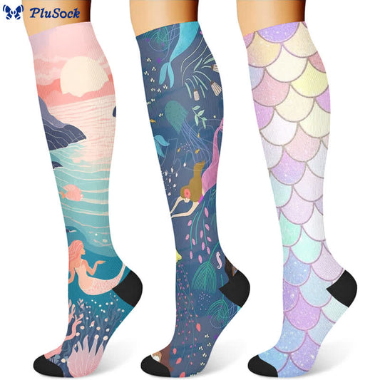 Chaussettes de compression Mermaid Series (3 paires)