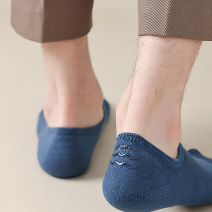 Chaussettes invisibles extensibles de couleur unie (8 paires) - image 12