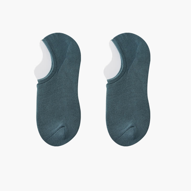 Chaussettes invisibles extensibles de couleur unie (8 paires) - Vert - EU42-48 (US8.5-13) - image 11