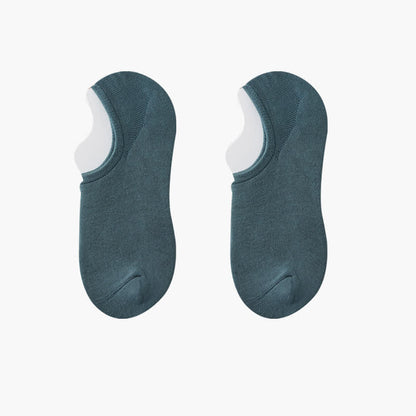 Chaussettes invisibles extensibles de couleur unie (8 paires) - Vert - EU42-48 (US8.5-13) - image 11