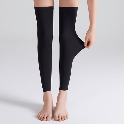 Lot de manchons de compression pour mollets et cuisses en modal uni - image 1