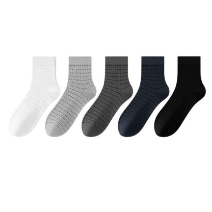 Chaussettes en fibre de bambou creuses (5 paires) - Multicolore - EU39-44 (US6-10) - image 1
