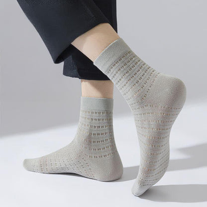Chaussettes en fibre de bambou creuses (5 paires)