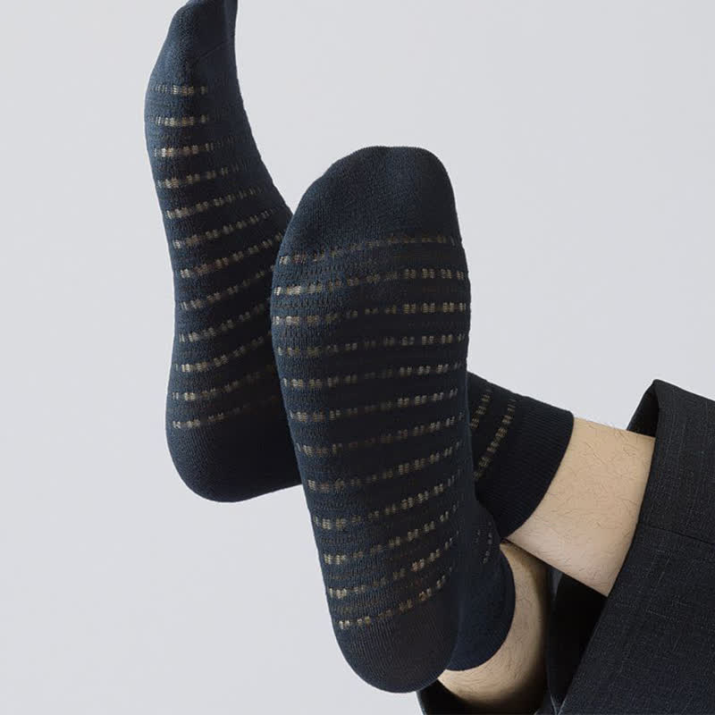 Chaussettes en fibre de bambou creuses (5 paires) - image 6