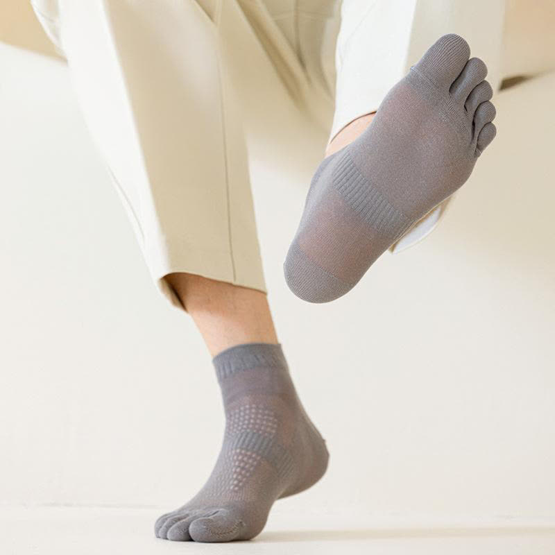 Chaussettes à cinq orteils en pur coton (3 paires)