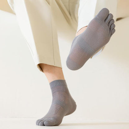 Chaussettes à cinq orteils en pur coton (3 paires)