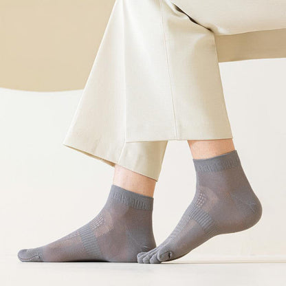 Chaussettes à cinq orteils en pur coton (3 paires)