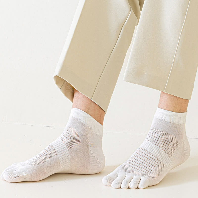 Chaussettes à cinq orteils en pur coton (3 paires)