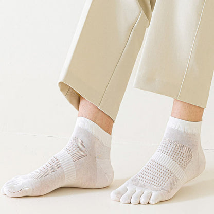 Chaussettes à cinq orteils en pur coton (3 paires)