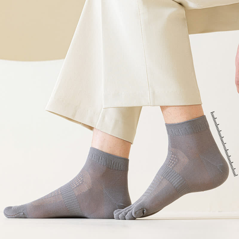 Chaussettes à cinq orteils en pur coton (3 paires)