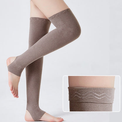 Manchons de compression pour cuisses à étrier - Chameau - XL - image 1