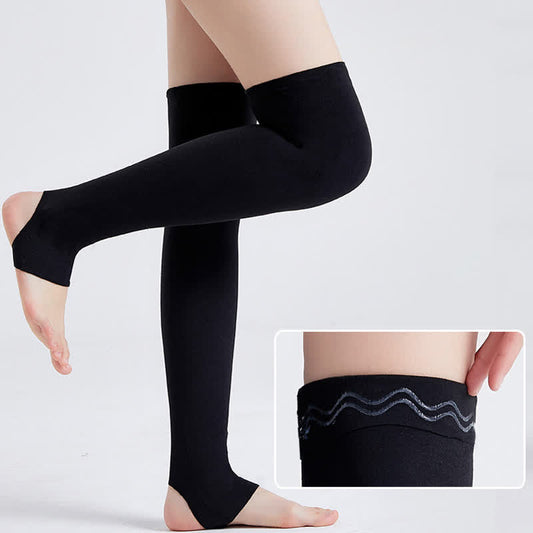 Manchons de compression pour cuisses à étrier - Noir - XL - image 1