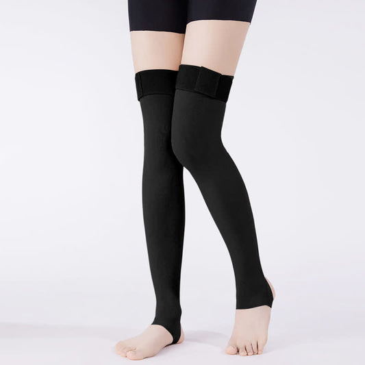 Manchons de jambe légers sans coutures avec sangle - image 1