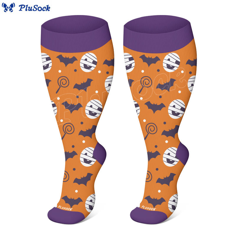Chaussettes de compression mignonnes de style Halloween grande taille - image 6