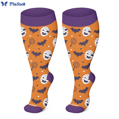Chaussettes de compression mignonnes de style Halloween grande taille - image 6