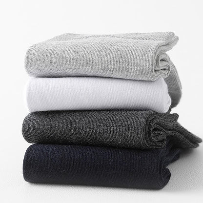 Chaussettes respirantes antibactériennes en pur coton (5 paires)