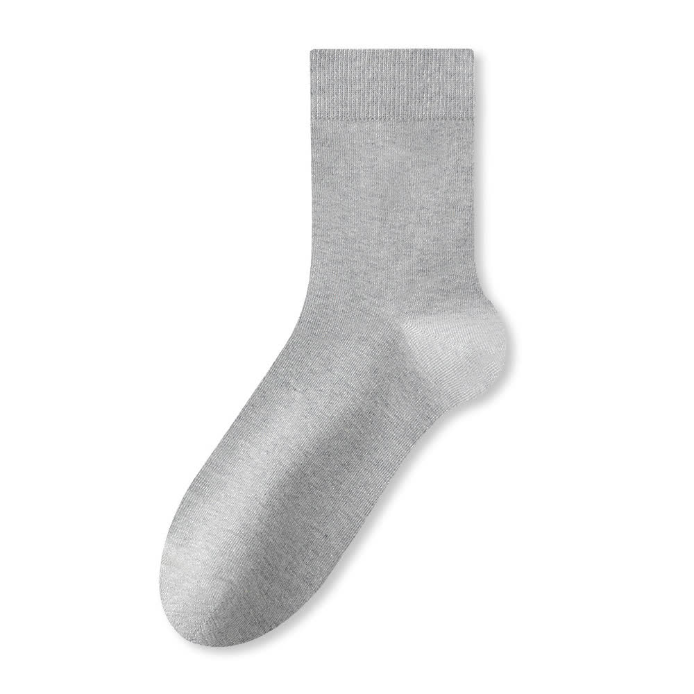 Chaussettes respirantes antibactériennes en pur coton (5 paires)