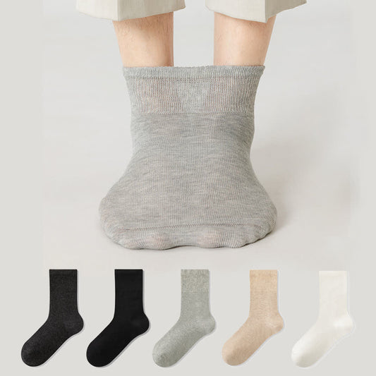 Chaussettes longues en coton extensible grande taille (8 paires)