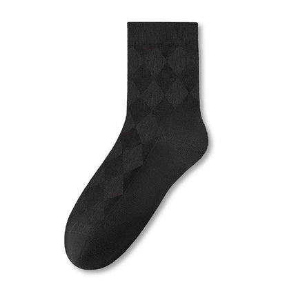 Chaussettes mi-mollet respirantes en pur coton (7 paires) - Noir - EU40-44 (US7-10) - image 3