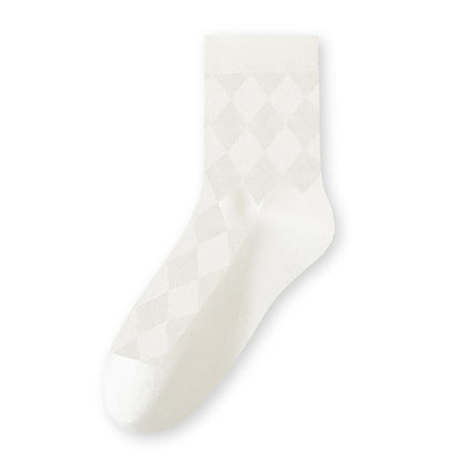 Chaussettes mi-mollet respirantes en pur coton (7 paires) - Blanc - EU40-44 (US7-10) - image 14