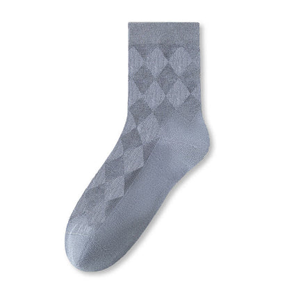 Chaussettes mi-mollet respirantes en pur coton (7 paires) - Bleu ciel - EU40-44 (US7-10) - image 13