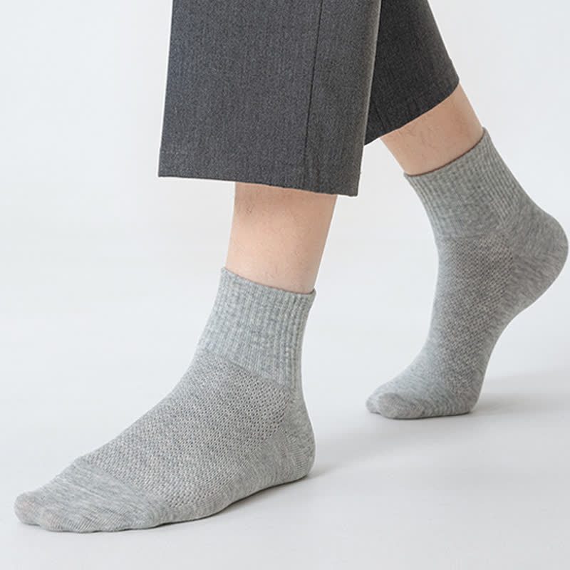 Chaussettes fines et respirantes en pur coton (7 paires) - image 11
