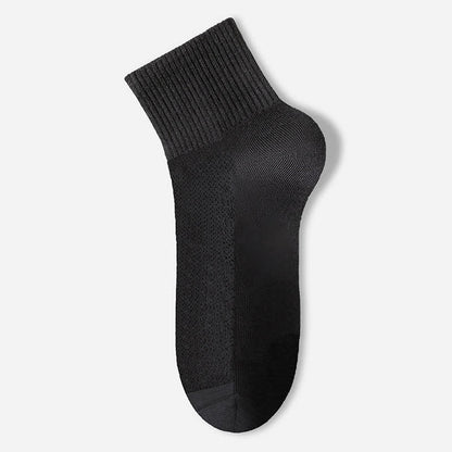 Chaussettes fines et respirantes en pur coton (7 paires) - Noir - EU40-45 (US7-11) - image 5