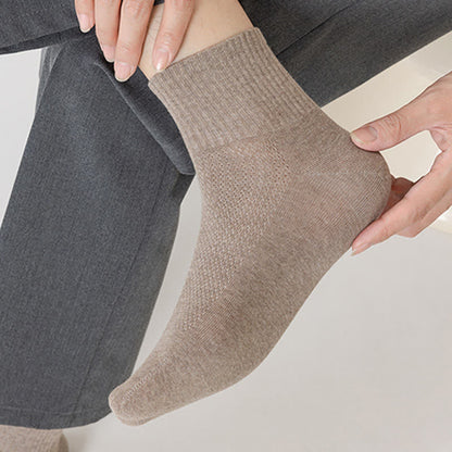 Chaussettes fines et respirantes en pur coton (7 paires) - image 7