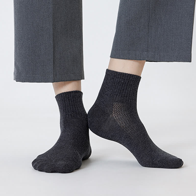 Chaussettes fines et respirantes en pur coton (7 paires) - image 4