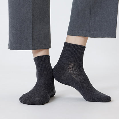 Chaussettes fines et respirantes en pur coton (7 paires) - image 4
