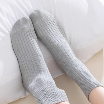 Chaussettes courtes amples en coton avec bordure ondulée (4 paires)