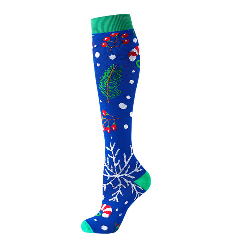 Chaussettes de compression Père Noël (6 paires) - image 4