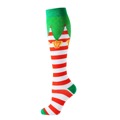 Chaussettes de compression Père Noël (6 paires) - image 6