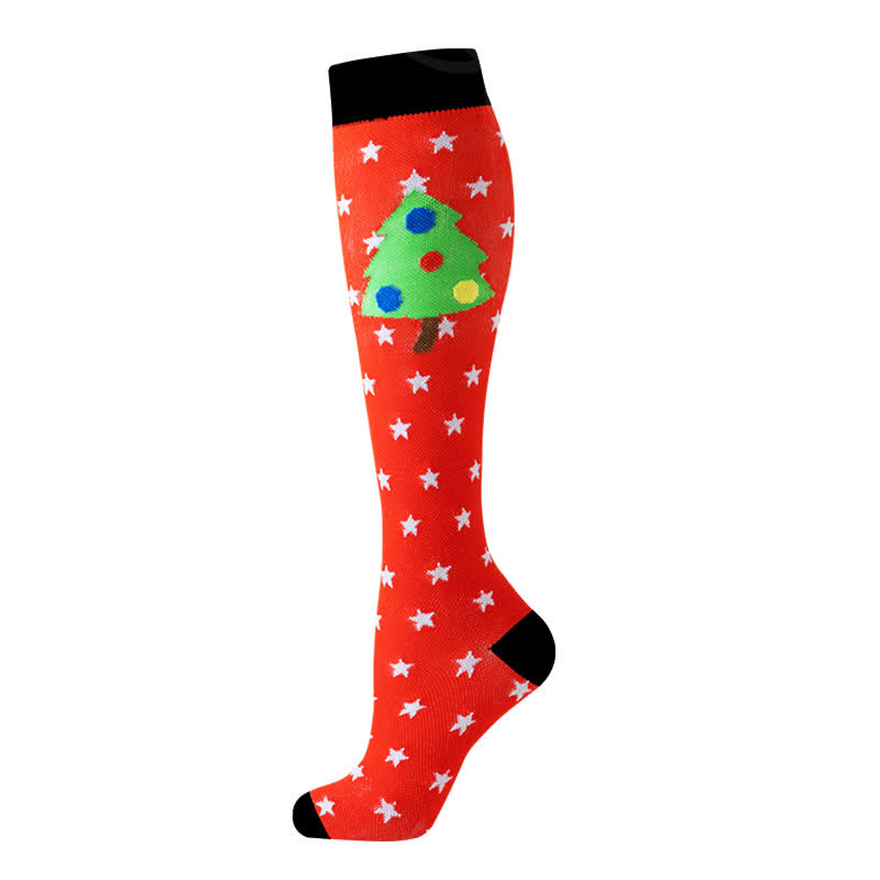 Chaussettes de compression Père Noël (6 paires) - image 5
