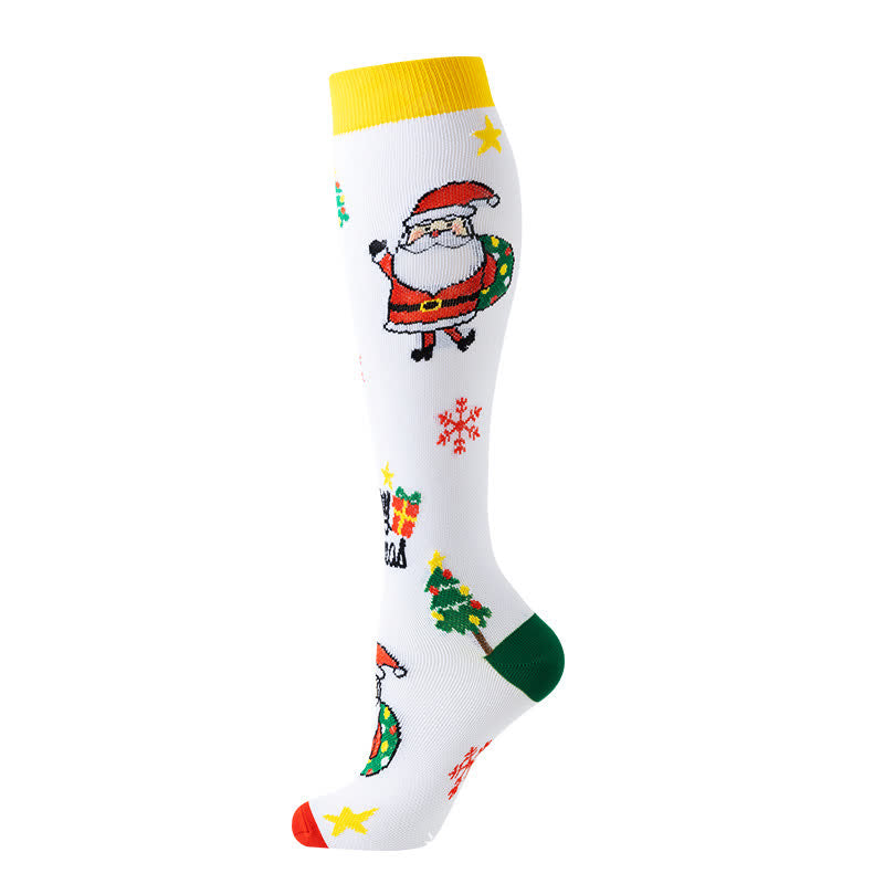 Chaussettes de compression Père Noël (6 paires) - image 7