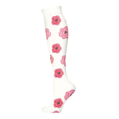 Chaussettes de compression Blooming Flowers (6 paires) - Blanc-A - S/M - image 9
