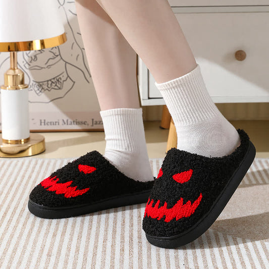 Chaussons grande taille à imprimé fantôme d'Halloween - image 1